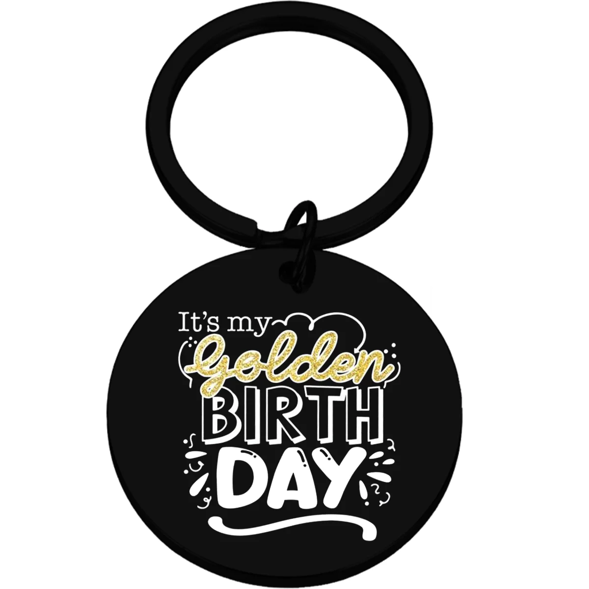 Birthday Commemorative Keychain Best Gift for Good Friends, Best Birthday Commemoration, Birthday Invitation Keychain