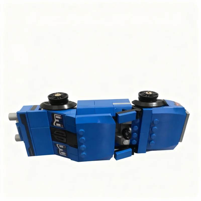 ตัวต่อ MOC City Champions ฟรี 124 ชิ้น รุ่น Ford Mustang ของเล่นตัวต่อสถาปัตยกรรม ของขวัญคริสต์มาส ไอเดียของเล่นเสริมพัฒนาการ