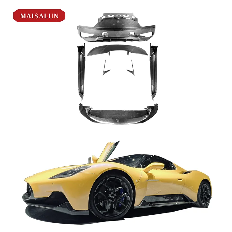 

High Quality OEM Style Dry Carbon Fiber Body Kit for MC20 2020+ Bodykit Front Lip Rear Diffuser Side Skirts Spoiler