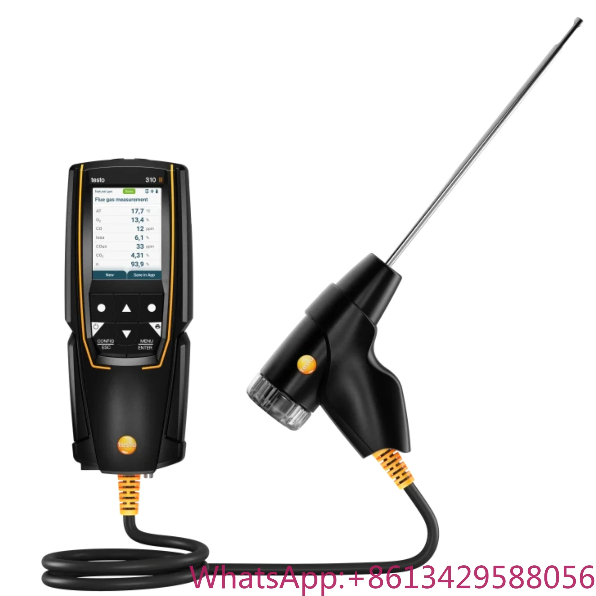 

Newest Version Testo 310 II Portable Digital Flue Gas Analyzer, O2, CO, CO2 Flue Gas Analyzer Testo 310
