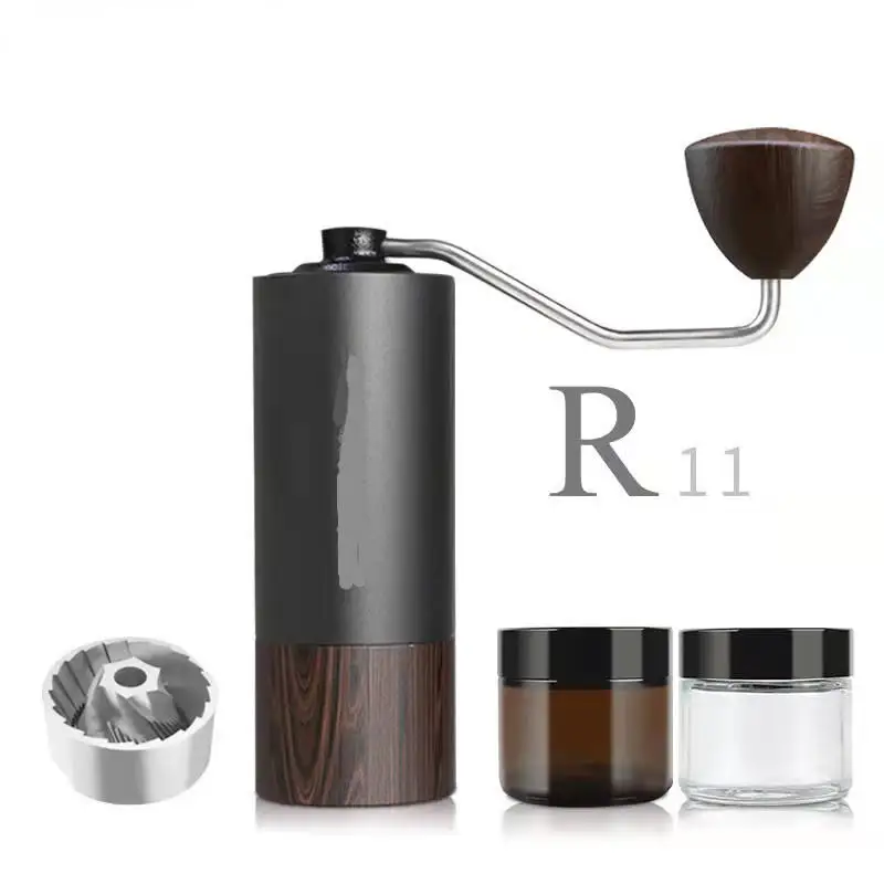 New Design Popular Stainless Steel Manual Burr Portable Hand Coffee Bean Grinder