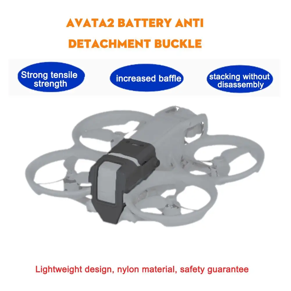 Veicolo aereo senza equipaggio Pith Battery impugnatura antiscivolo accessori di protezione portatili per la navetta dell'aereo per dji AVATA I9L8