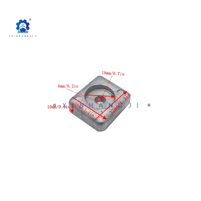 

41106-ZW9-000 Для подвесной машины F8-50HP Алюминиевый цинк АНОДЫ Профессиональная производственная фабрика