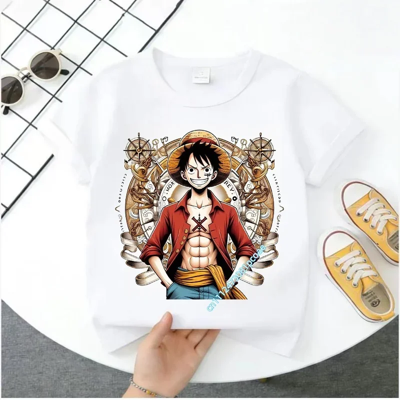 Boys' Sport Shirt Girls' Casual Top Children's Summer T-Shir