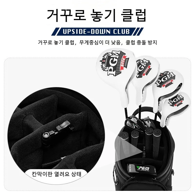 PGM حقائب الغولف الرجال النساء هارد شل تلسكوبي العالمي أربع عجلات شقة دفع حقيبة النقل الجوي QB173 #5