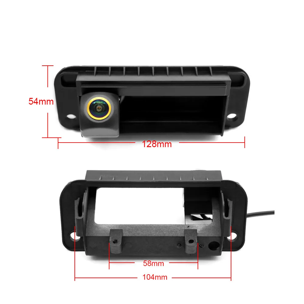 For Mercedes Benz C W204 C180 C200 C260 Trunk Handle Backup Camera CCD Car Rear View Camera AHD 1080P Reverse Parking Camera