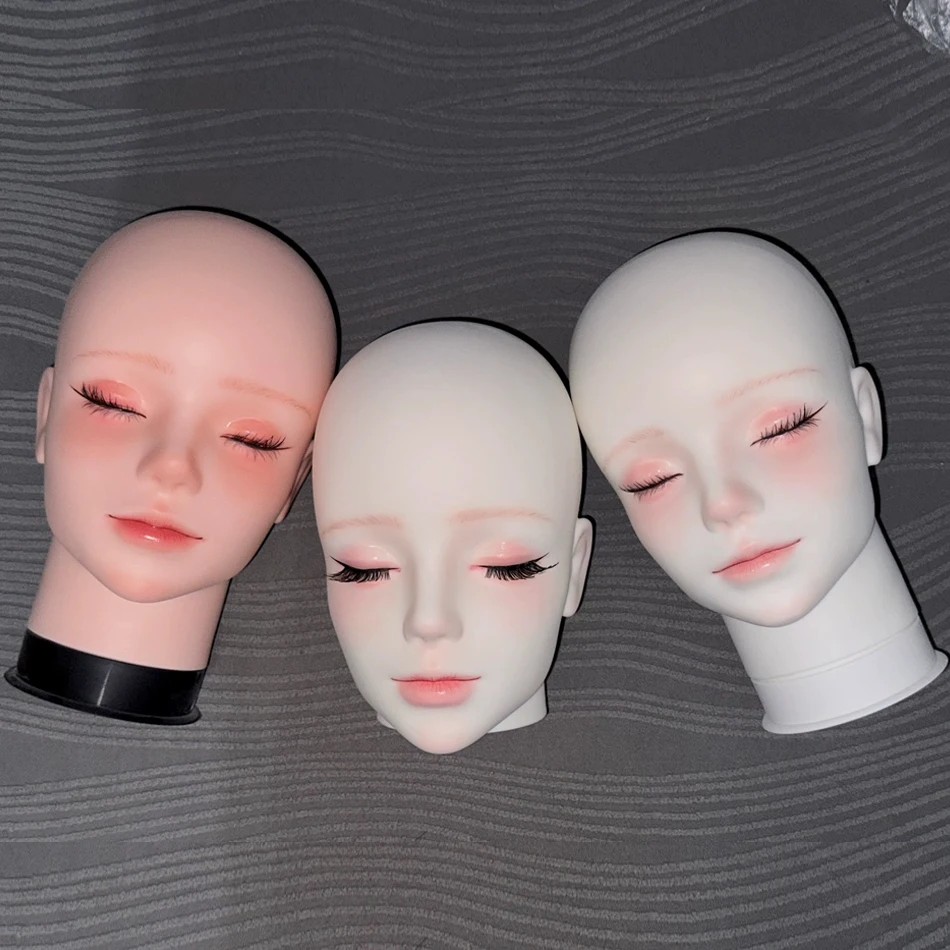 Mannequin Head Wig Stand With Adjustable Wig Tripod Stand Holder For Wigs Making Display With T Pins/Wig Cap Training Practice
