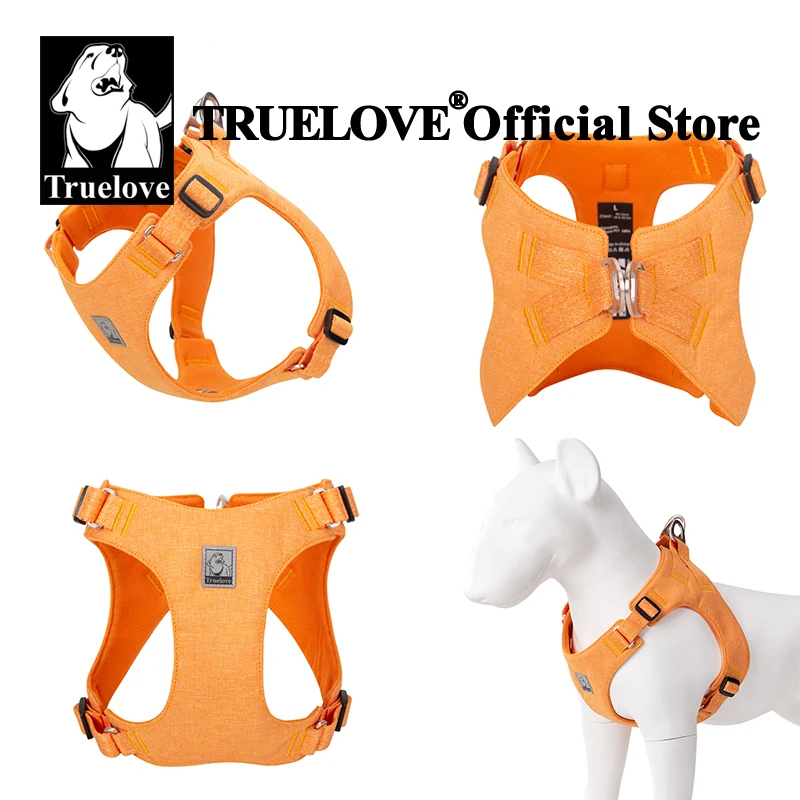 Truelove Recycled Pet Harness High Quality Adjustable Eco-friendly Recycled Material No Pull Breathable Soft Reflective TLH3012