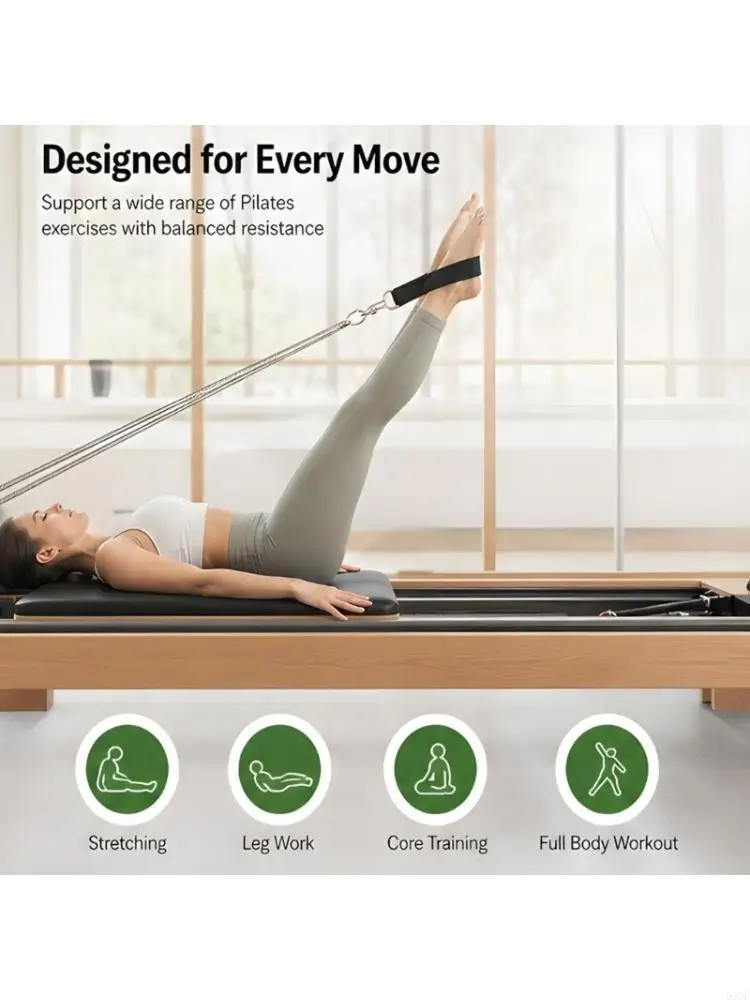  Pilates Equipment Spring with Hook Mounts for Home Fitness Use