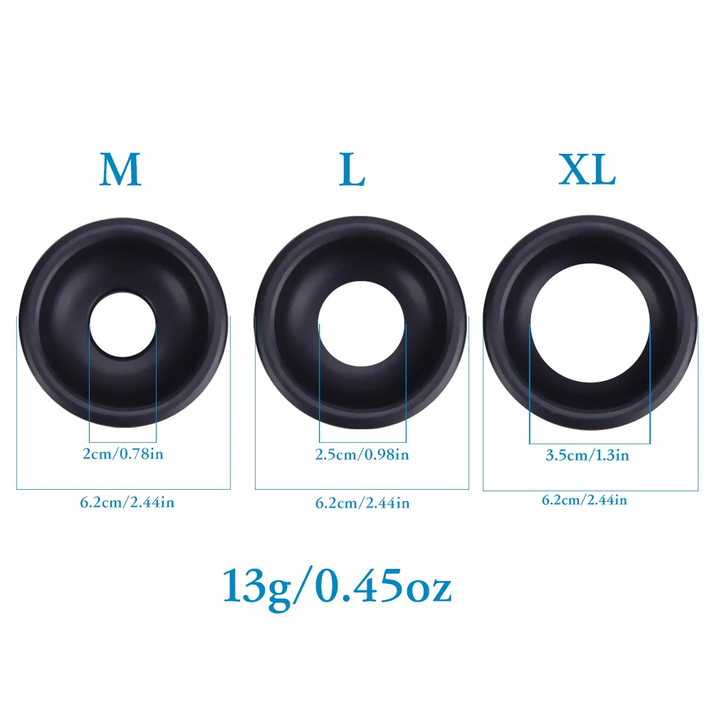 Silicone Sleeve Vacuum Pump Seal Trainer Penis Pump Ring Accessories for Penis Enhancer Trainer Sex Toy Men Penis Pump Ring