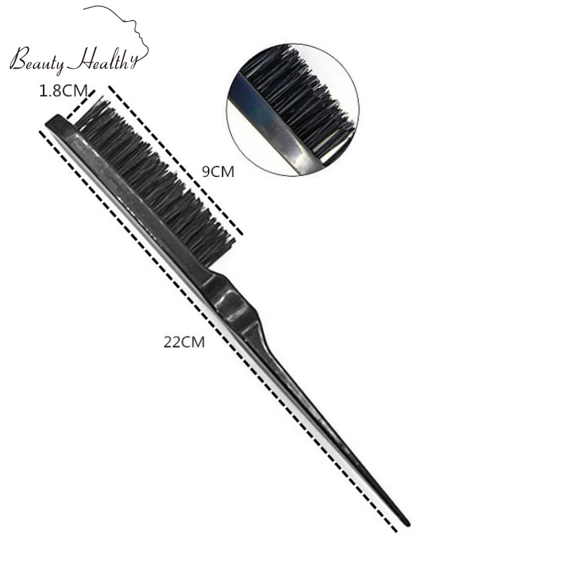 3 Pieces of Double-sided Edge Control Hair Combing Accessories Hair Styling Hair Brush Styling Accessories Styling Section Comb