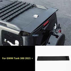 Car Styling Accessories Exterior Sticker Fit For Great Wall GWM Tank 300 2021 + Fixed Tail Wing Cover Rear Roof Spoiler Body Kit