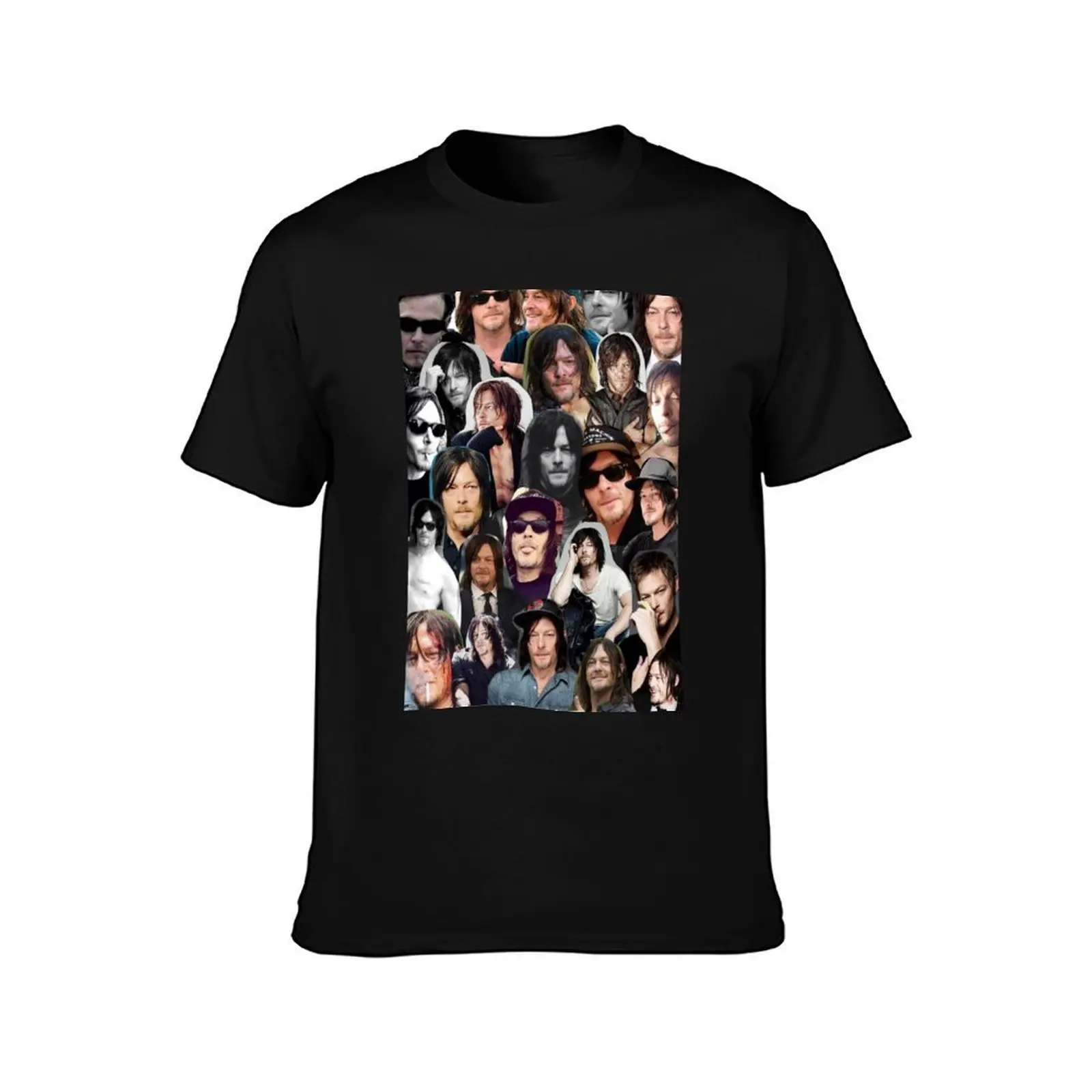 Norman Reedus Collage T-Shirt t shirts with prints T-Shirt