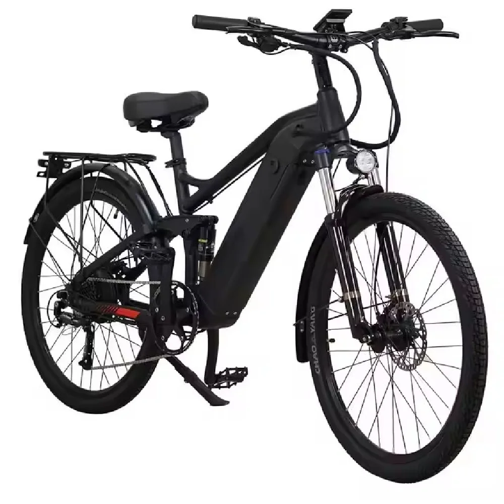

Electric mountain Bike 1000W 52V 21Ah 21speed 27.5x2.4 Bearing suspension Oil Brake Aluminum Alloy frame fast Road ebike