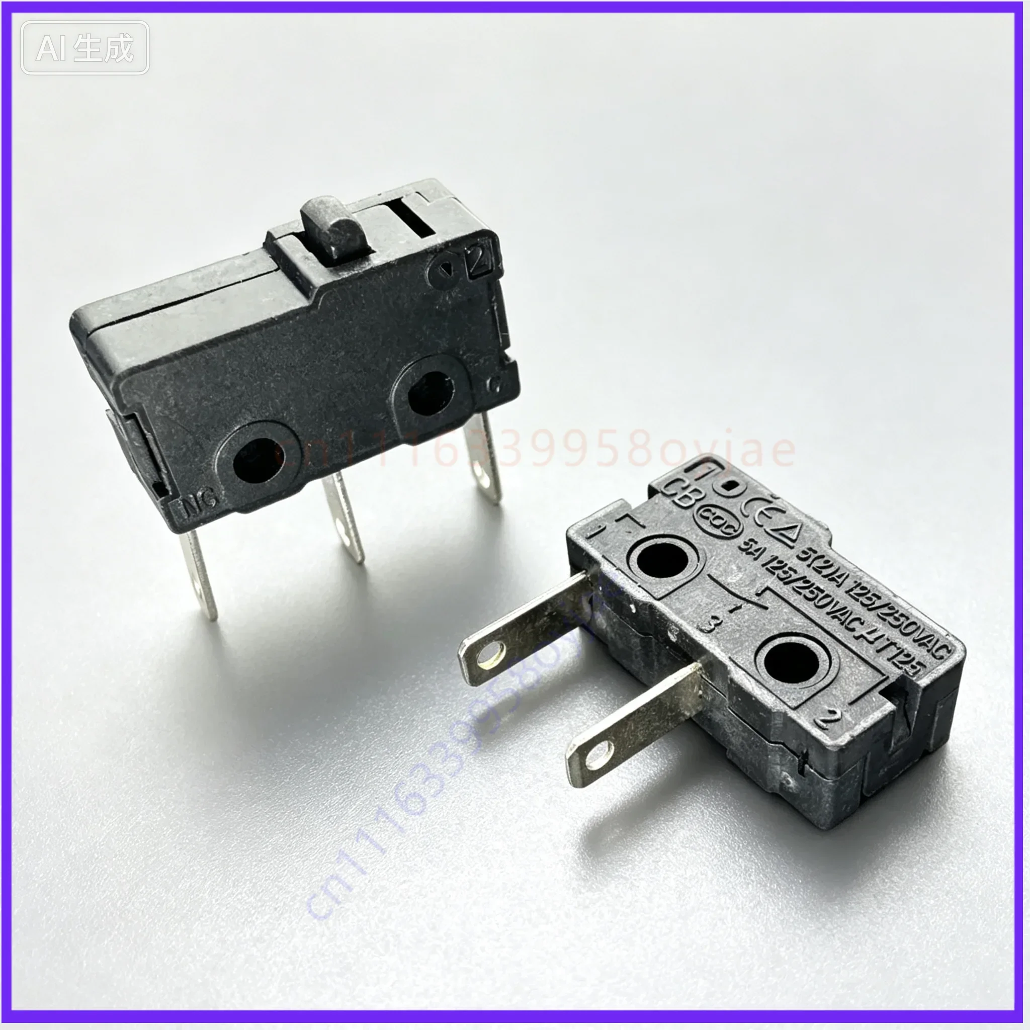 for SW312 2Pin NO Micro Switch 5A 250VAC Travel Limit Reset  50pcs