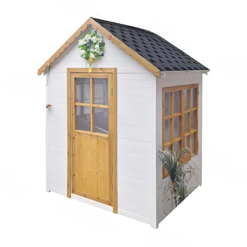 Preservative wood villa courtyard chalet outdoor assembly garden greenhouse greenhouse pavilion homestay solid wood house