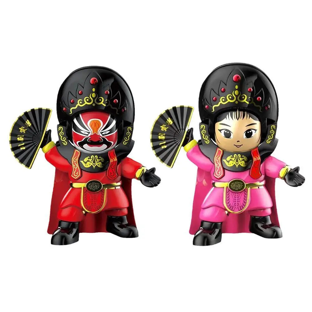 Chinese Style Sichuan Opera Face Changing Dolls Fortune Faces Change Makeup Crafts Ornament Children's Toy New Year Gifts