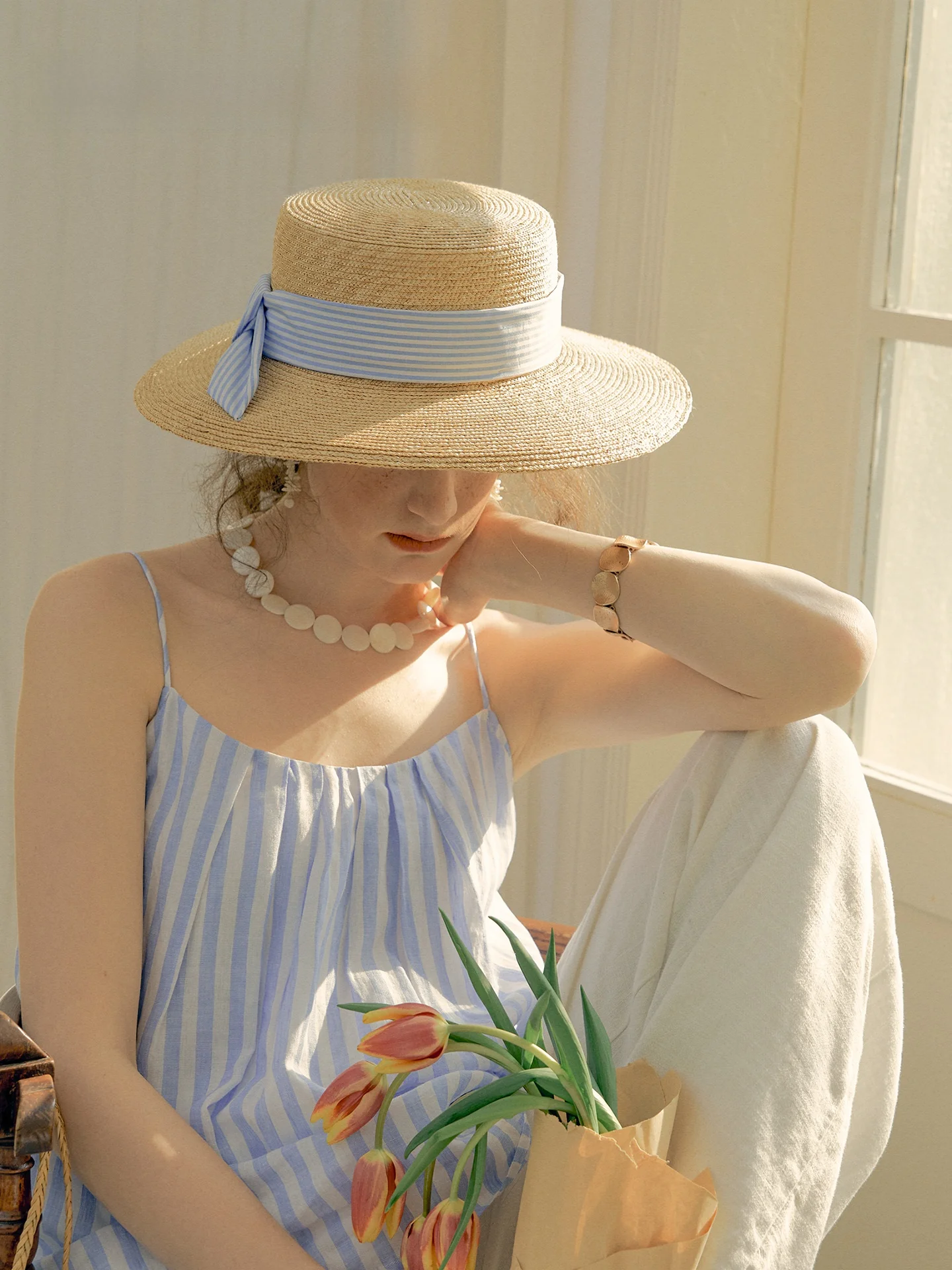 chapeau-de-paille-retro-raye-mismemo-pour-femme-large-bord-protection-solaire-decontracte-vacances-dessus-plat-respirant-printemps-ete