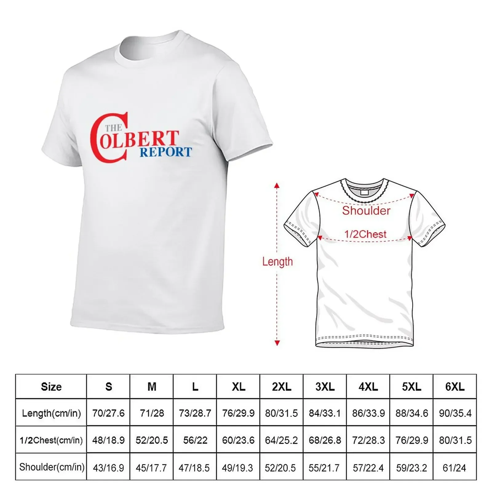 The Colbert Report T-Shirt plain vintage summer clothes vintage t shirt men