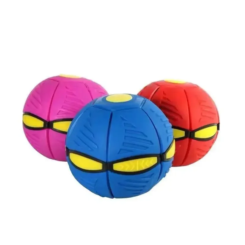 Flying UFO Kids Flat Throw Disc Ball  Magic Balls with For Children\'s Toy Balls Boy Girl Outdoor Sports Toys Gift Flat Ball