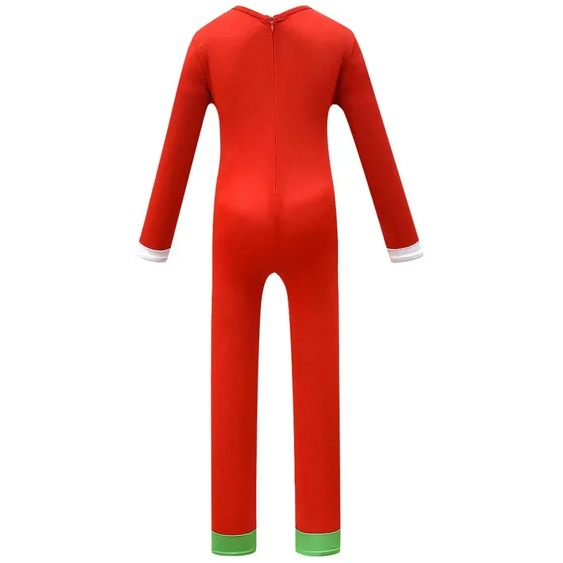 2025 novas crianças sonic juntas anime dos desenhos animados macacão máscara luvas conjunto roupa para meninos meninas natal dia das bruxas cosplay tr