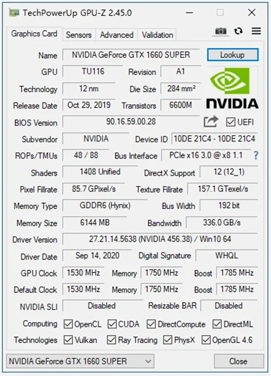 Imagem -06 - Pcwinmax Geforce Gtx 1660 Super 6gb Placas Gráficas Gdrr6 192bit Pcie 3.0x16 Computador Jogos Gpu 1660s Placa de Vídeo Remodelada