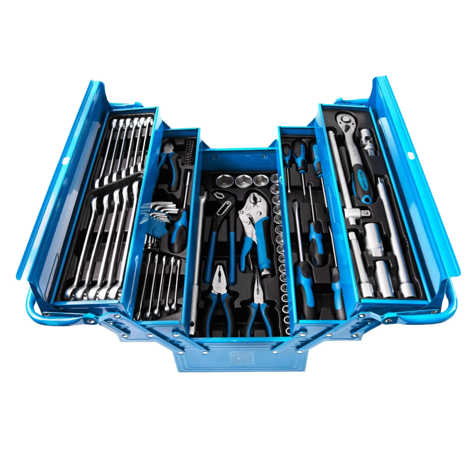 

Professional 85-Piece Essential Hardware Tool Set for Home & Car Repair Ratchet Pliers & Socket Tools in OEM Hard Case