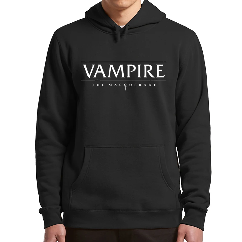 Vampire The Masquerade Swansong Hoodies RPG Video Game Series Classic Men's Sweatshirt Winter Fleece Top Clothing