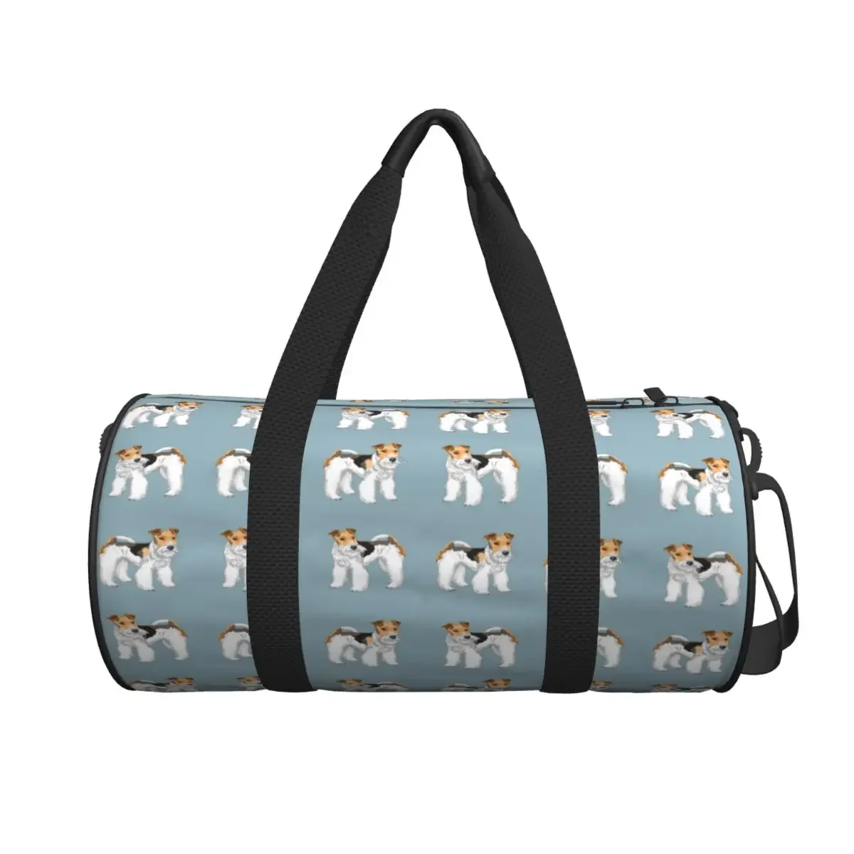 

Retro Wire Haired Fox Terrier Design Large Duffle Gym Bag Multi-Functional Duffle Travel Bags Handbags Fitness bag