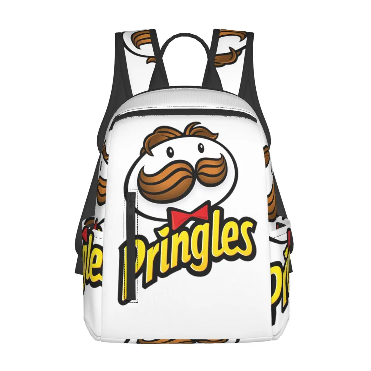 Potato Crisps Chips Pringles Print Backpack Daypack Large Capacity Kids BookBag School Bag Shoulder Bags for Men Women