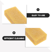 2Pcs Sandpaper Cleaning Rubber Shaped Cleaner Woodworking Erasers Discs Sanding Belts Tools Rectangle Abrasive Stick Natural