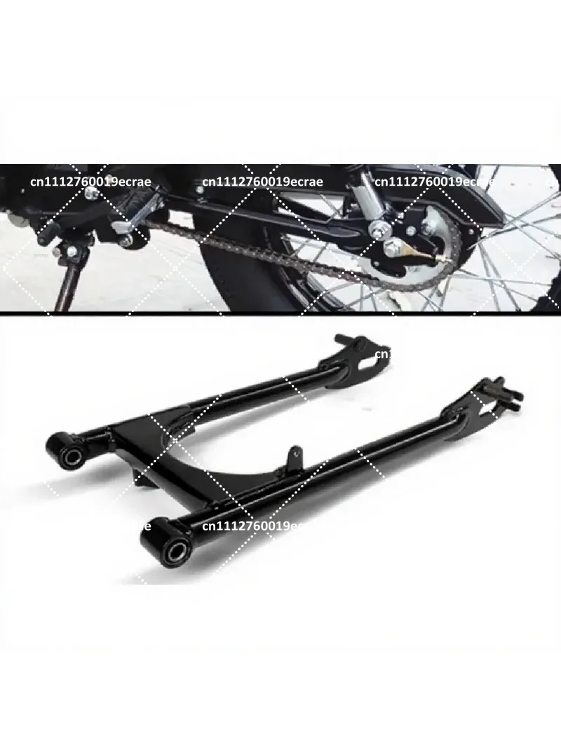 52cm Extended Motorcycle Swingarm Retro Round Tube Rear Fork Universal Bolt-On
