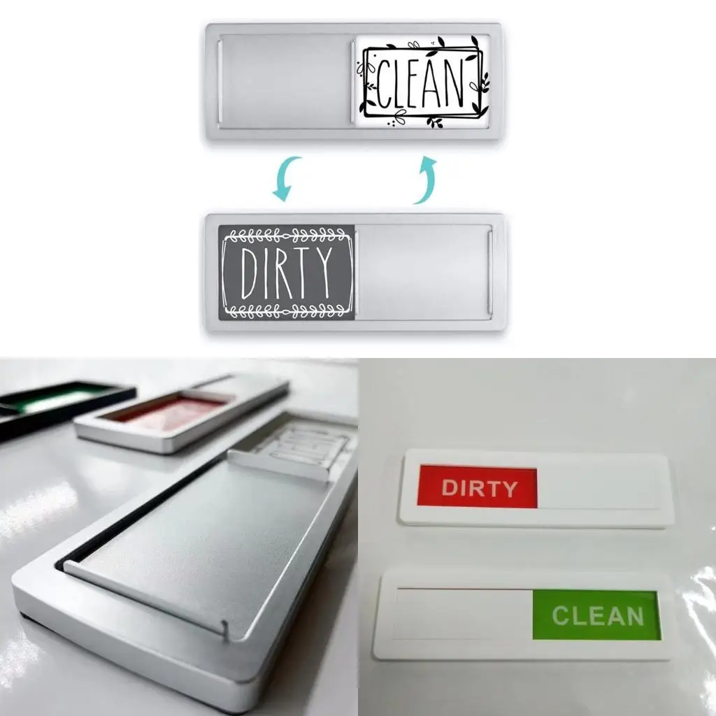 62KD Dishwasher Magnets Clean Dirty Sign Magnet Dishwasher Sticker