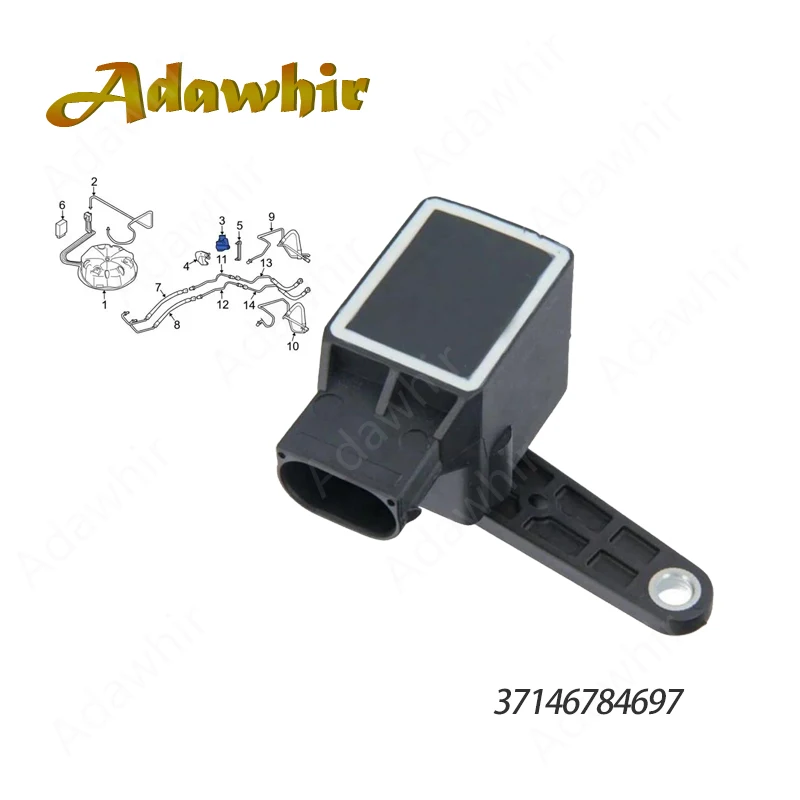 For BMW E39 E46 E60 E61 E65 E66 E67 E83 E85 E86 E89 X5 Z4 X3 Xenon Headlight Level Control Switch Sensor 37146784697 37140141445