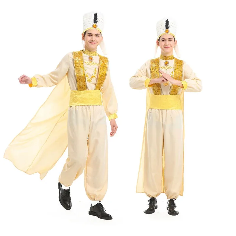 Cosplay lámpara de Aladino Príncipe Aladino disfraz de Príncipe conjunto para adultos Halloween