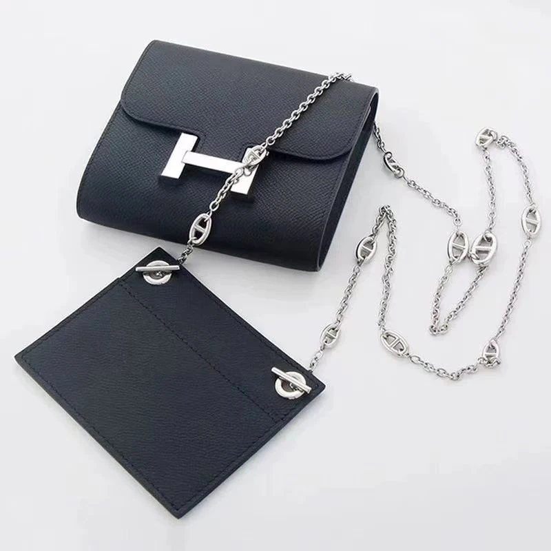 Pig Nose Chain Accessories Bag Platinum Strap Shoulder Strap Women\'s Bag Stewardess Strap Crossbody Metal Chain