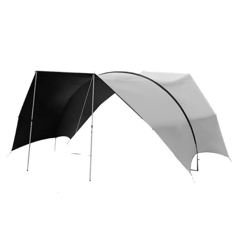 

Outdoor butterfly coated silver canopy tent thickened awning waterproof