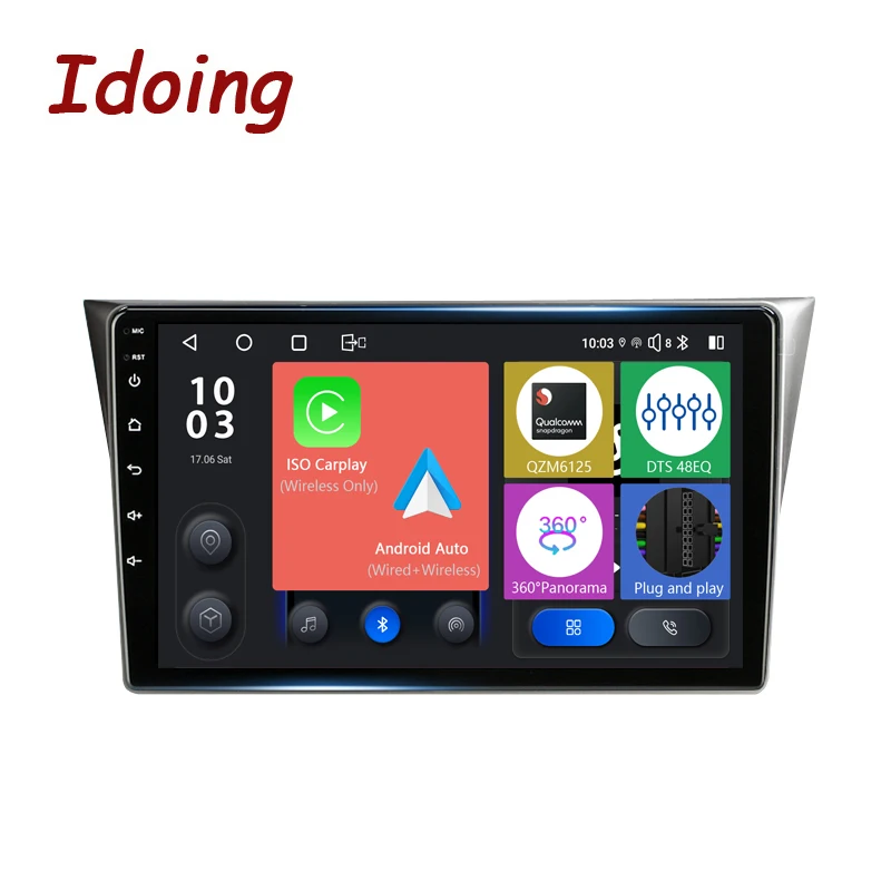 Idoing Android Head Unit For Subaru Impreza GD GG 2002-2007 Car Stereo Radio Multimedia Video Player Navigation GPS Audio No2din