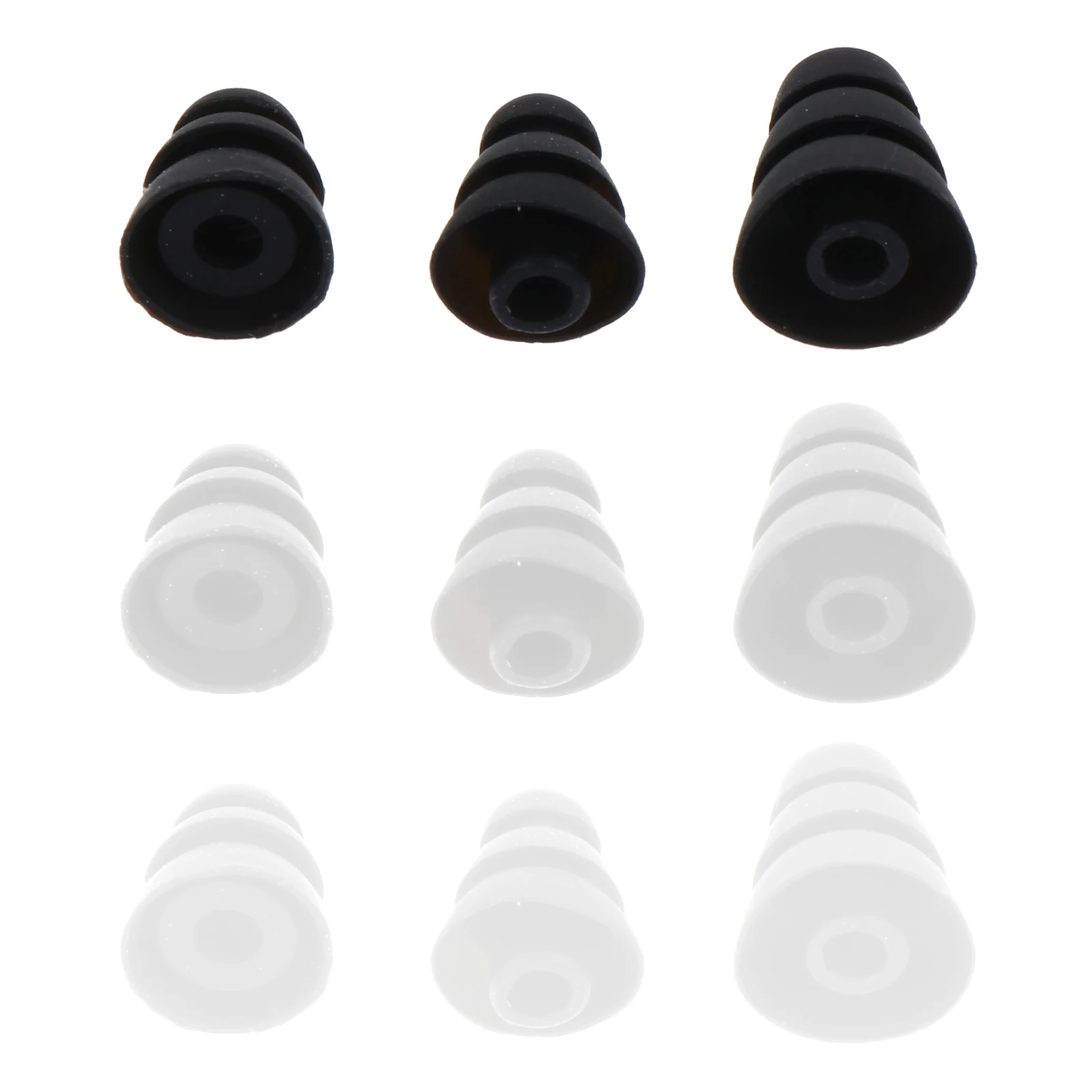 

36pcs In-Ear Covers Silicone Earbuds Tips Reusable Non-Slip Lightweight Assorted Colors For Earphone Replacement Earplug Cover