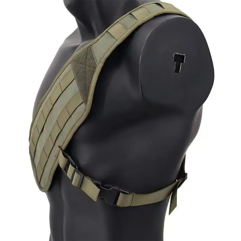 Gilet tactique à dégagement rapide, système Molle pour l'extérieur, sac de poitrine en Nylon 1000D de haute qualité pour hommes, sacs à bandoulière pour sport de chasse
