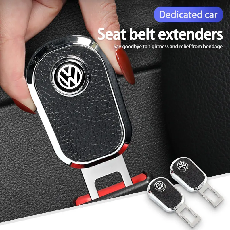 Car Seat Adjustable Extension Clip Safety Belt Buckle For Volkswagen VW Scirocco Jetta Beetle Golf 4 5 6 Passat Polo B5