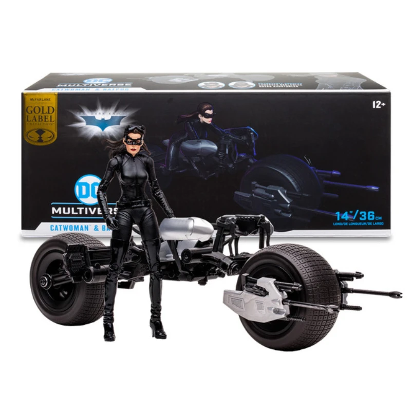 

McFarlane Original The Dark Knight Rises Catwoman Figure and Vehicle Action Figure Toys For Kids Collectible Model Ornaments