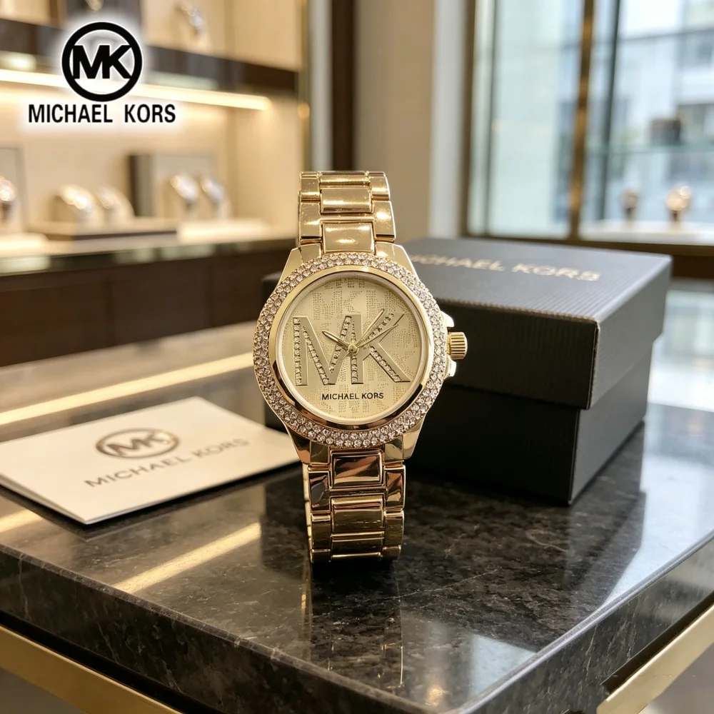 Luxury Watch Photo - MICHAEL KORS Modny Damski Zegarek Biznesowy