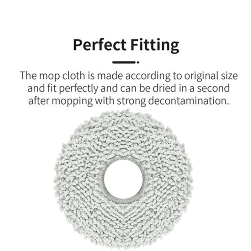 ل JONR P20 PRO جهاز آلي لتنظيف الأتربة استبدال الملحقات الجانب فرشاة ممسحة القماش أكياس الغبار التنظيف المنزلي