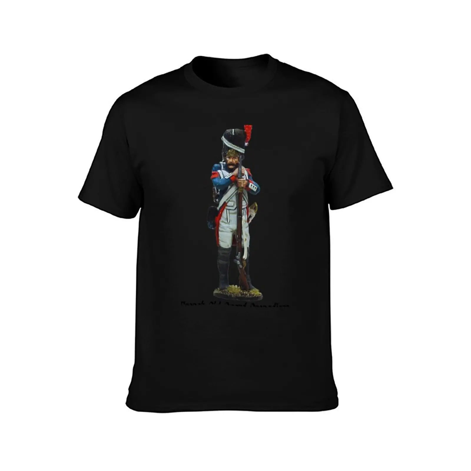 French Old Guard Grenadiers T-Shirt Soft Anti-Shrink Cotton Tee