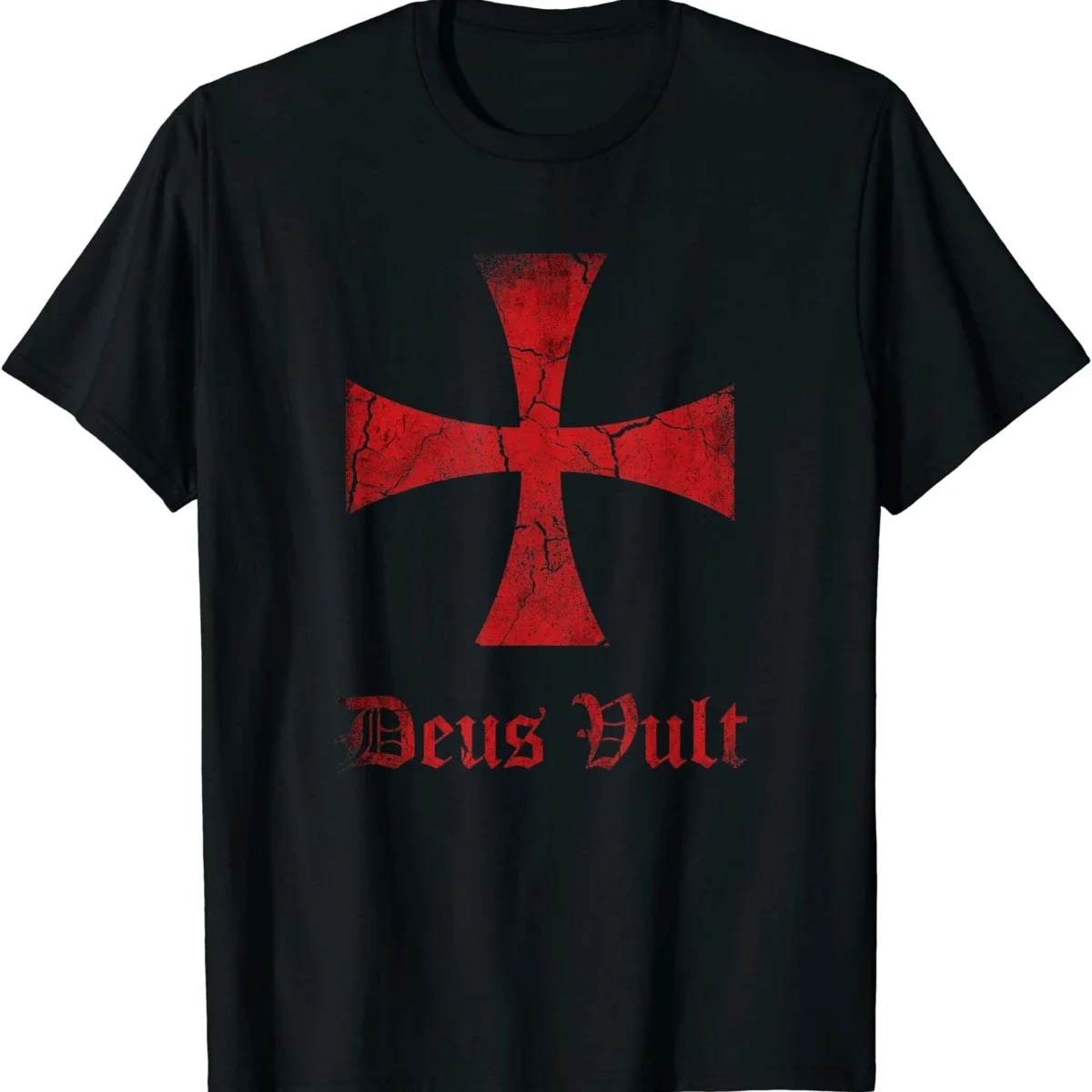 

Summer Cotton O-Neck Short Sleeve Mens T Shirt New S-5XL Vult Crusader Knight Templar Distressed Cross Flag T-Shirt. Funny