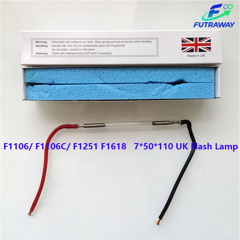 UK Firstlight F1106 F1251 F1618 7*50*110 IPL Xenon Flash Light Lamp Guarantee 1 Million Times for IPL DPL OPT Elight SHR Machine