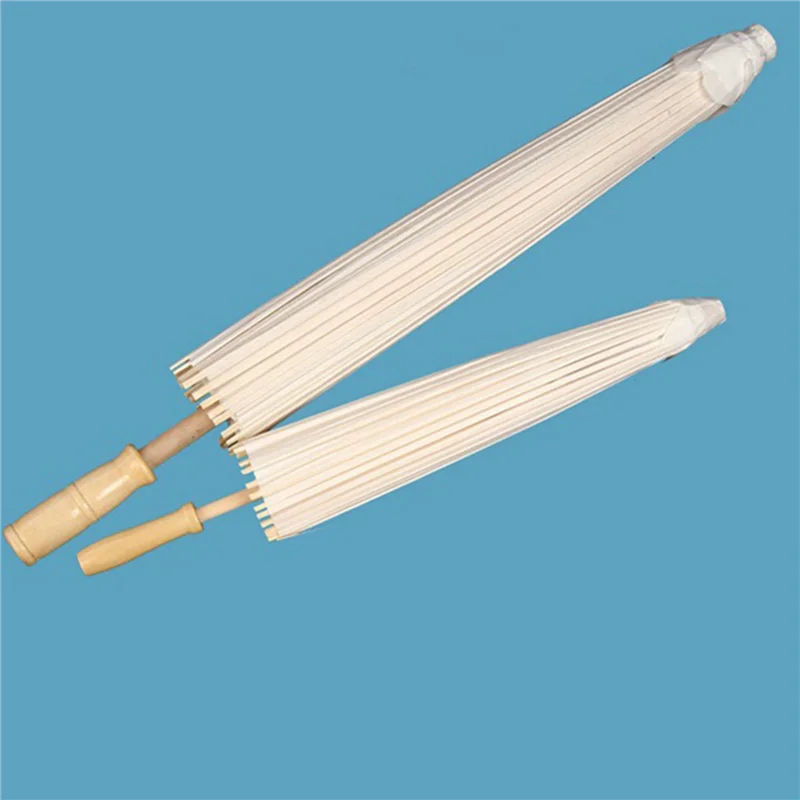 

24PCS Paper Parasol Wedding Umbrella Party Favor 60Cm Bamboo Umbrellas For Bridal Shower Centerpieces Photo Props