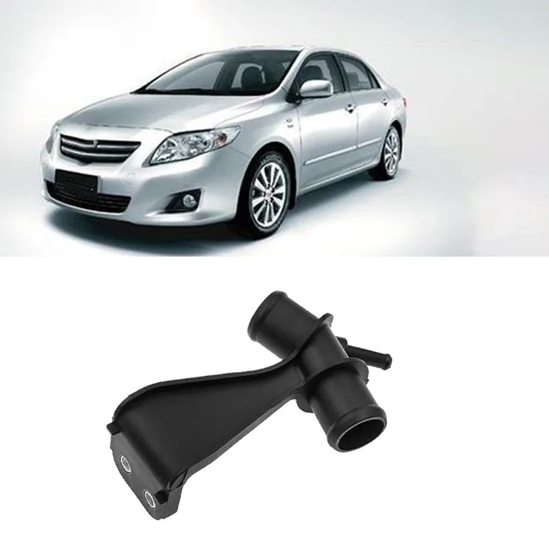 Car Aluminum Engine Radiator Water Outlet Connector Cooling Coolant Pipe Fit For Toyot-a WISH Corolla 1ZZ/2ZR  L4 2009-2013