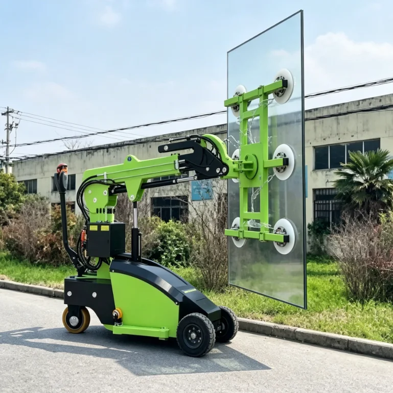 Customized 400kg 800kg Vacuum Machine Mounted On Forklift For Glass Transport Raise To Install Windows